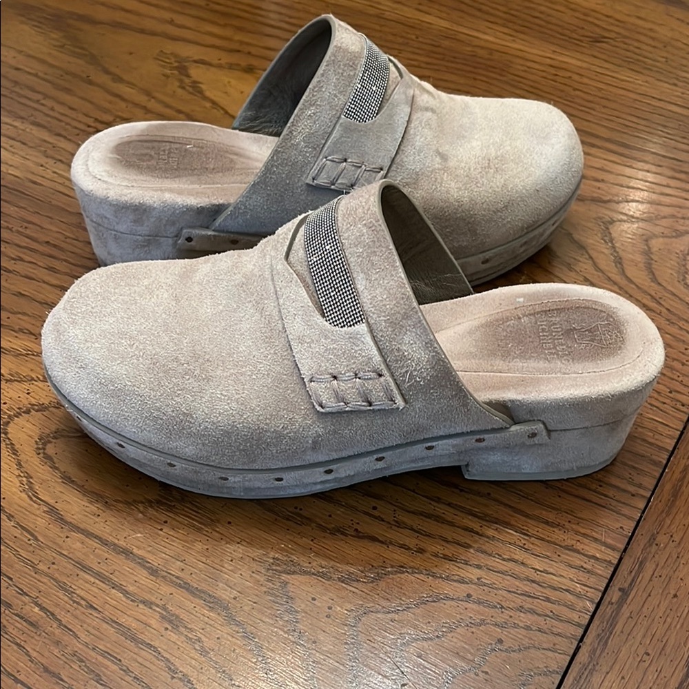BRUNELLO CUCINELLI
Monili Suede Clogs, size 37‎ - Picture 5 of 15
